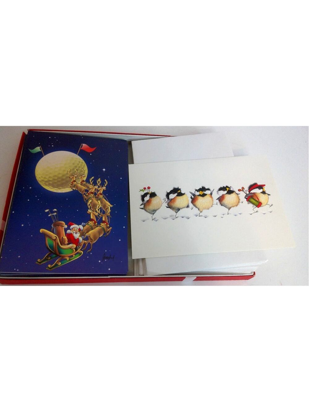 Vintage US Golf Association Christmas Cards Juan Vela Valerie Pfeiffer Set of 18